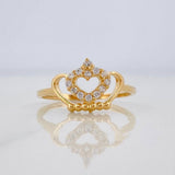 Anillo Corona 1.65 g / T6 Oro Amarillo 18K