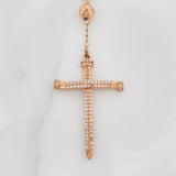 Rosario Virgen Guadalupe 29.6 g / 17 3/4 in / 6 mm Oro Rosa 18K