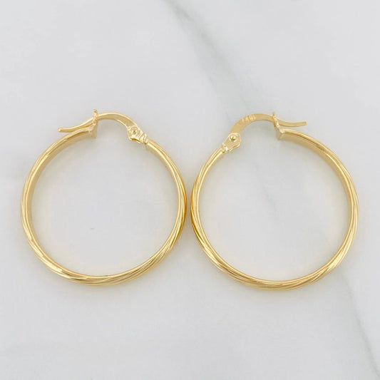 Candongas Mary 1.85 g / 1 in Oro Amarillo 18K