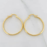 Hoop Earrings Mary 1.85 g / 1 in Yellow Gold 18K