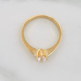 Anillo Solitario 2.2 g / T5 1/4 Oro Amarillo 18K