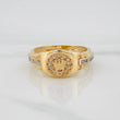Anillo Corona 3.5 g / T6 1/2 Dos Oros 18K