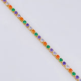 Pulso Modulable Tenis 3.85 g / 7 in - 6 3/4 in / 2,5 mm Oro Amarillo 18K