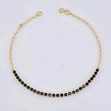 Adjustable Tennis Bracelet 2.15 g / 7 1/2 in - 6 3/4 in / 2.1 mm 18K Yellow Gold