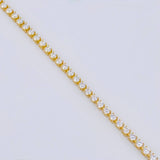 Adjustable Tennis Bracelet 2.25 g / 7 1/2 in - 6 3/4 in / 2.1 mm 18K Yellow Gold