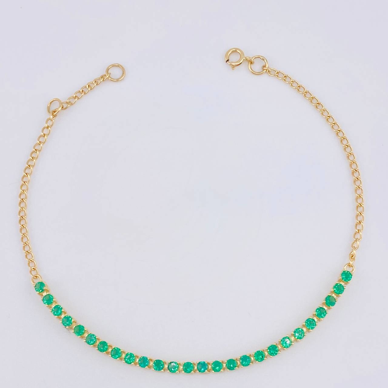 Pulso Modulable Tenis 2.2 g / 7 in - 6 1/4 in / 2,15 mm Oro Amarillo 18K