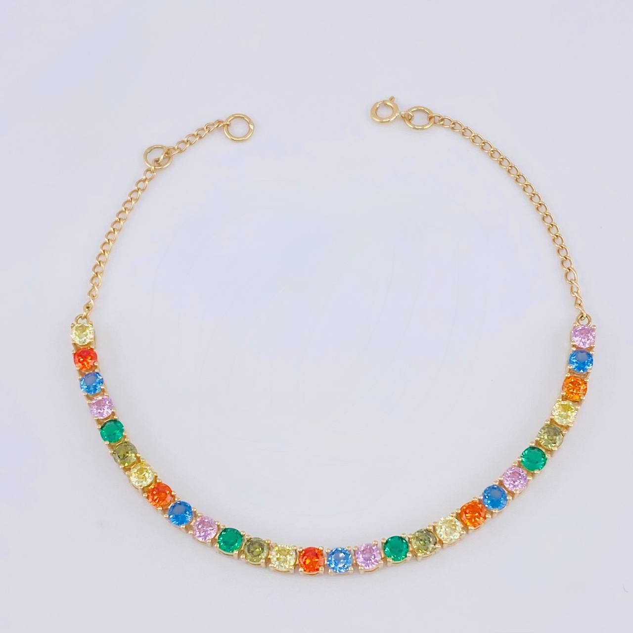 Adjustable Tennis Bracelet 4.85 g / 7 in - 6 3/4 in / 3.05 mm 18K Yellow Gold