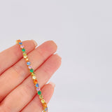 Adjustable Tennis Bracelet 4.85 g / 7 in - 6 3/4 in / 3.05 mm 18K Yellow Gold