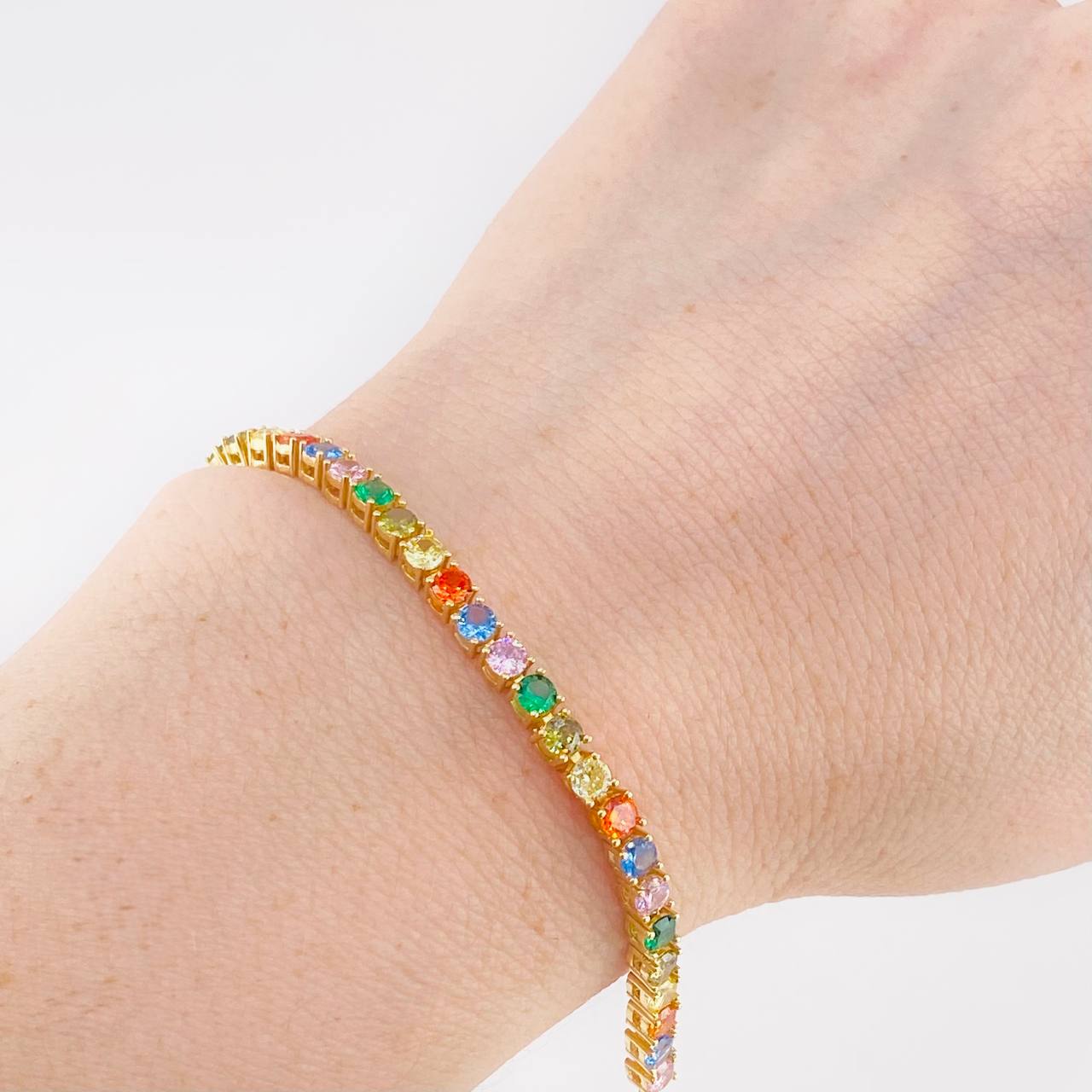 Adjustable Tennis Bracelet 4.85 g / 7 in - 6 3/4 in / 3.05 mm 18K Yellow Gold