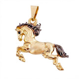 Dije Caballo 3.65 g / 1 1/4 in Oro Amarillo 18K