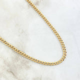 Cadena Cubana 6.9gr / 23 1/2 in / Oro Amarillo +1 18K