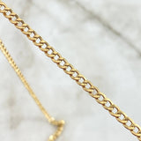 Cadena Cubana 4.4gr / 23 1/2 in / Oro Amarillo +1 18K