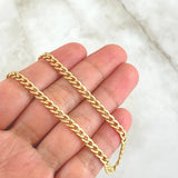 Cuban Links 8.1gr / 60cm / 4mm Yellow Gold +0 18K ©