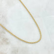 Cadena Garibaldi 3.5gr / 60cm / 2mm Oro Amarillo +3 18K *