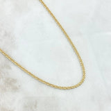 Wheat Chain 3.5gr / 60cm / 2mm Yellow Gold +3 18K