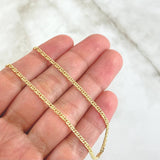 Cadena Garibaldi 3.15gr / 60cm / +3 Oro 18K *