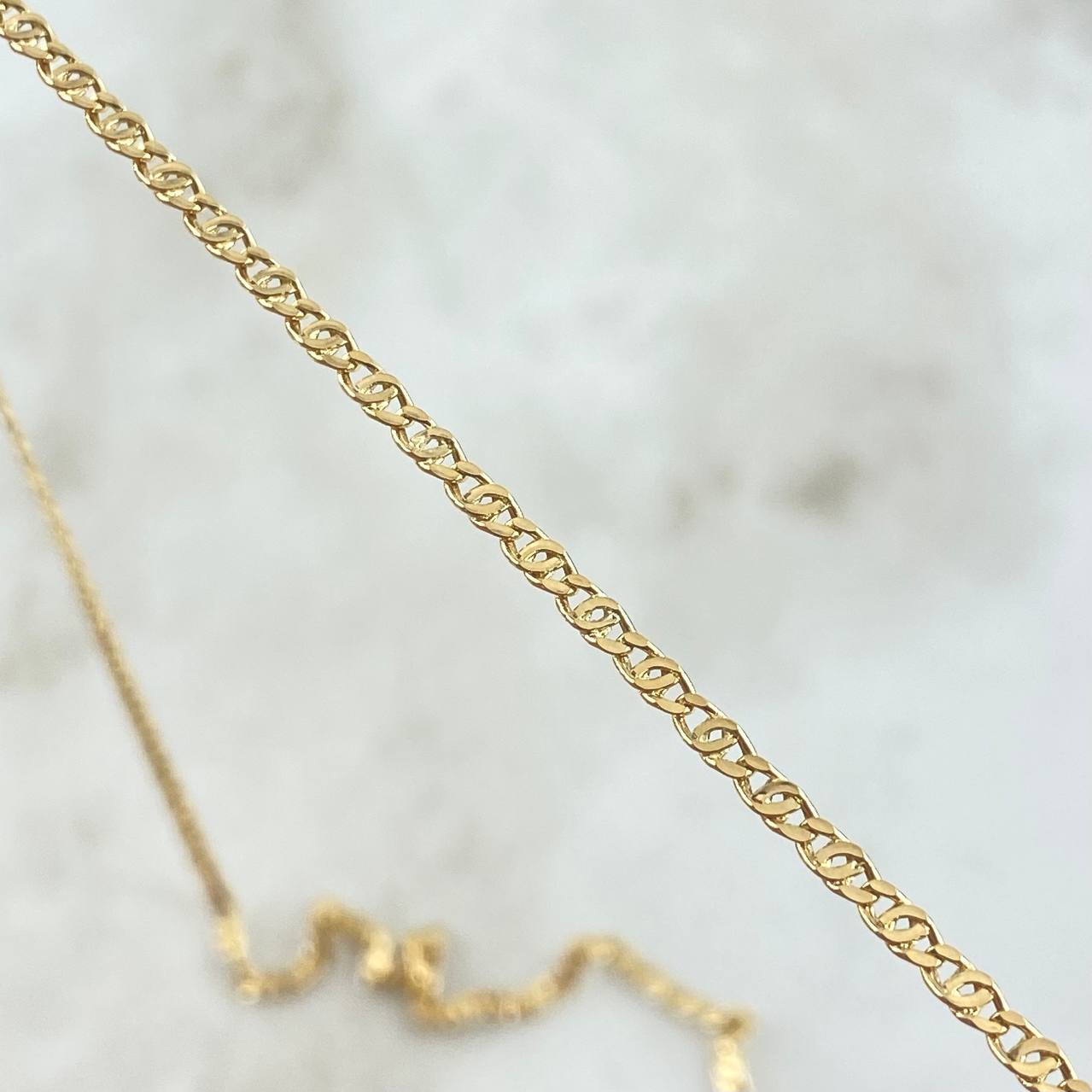 Wheat Chain 3.5gr / 60cm / 2mm Yellow Gold +3 18K