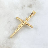 Pendant Christ Cross Staff 2.5gr / 5.3cm / Polished 18K Yellow Gold