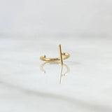 Piercing Earcuff Simulador 0.3 g / 1/2 in Oro Amarillo 18K