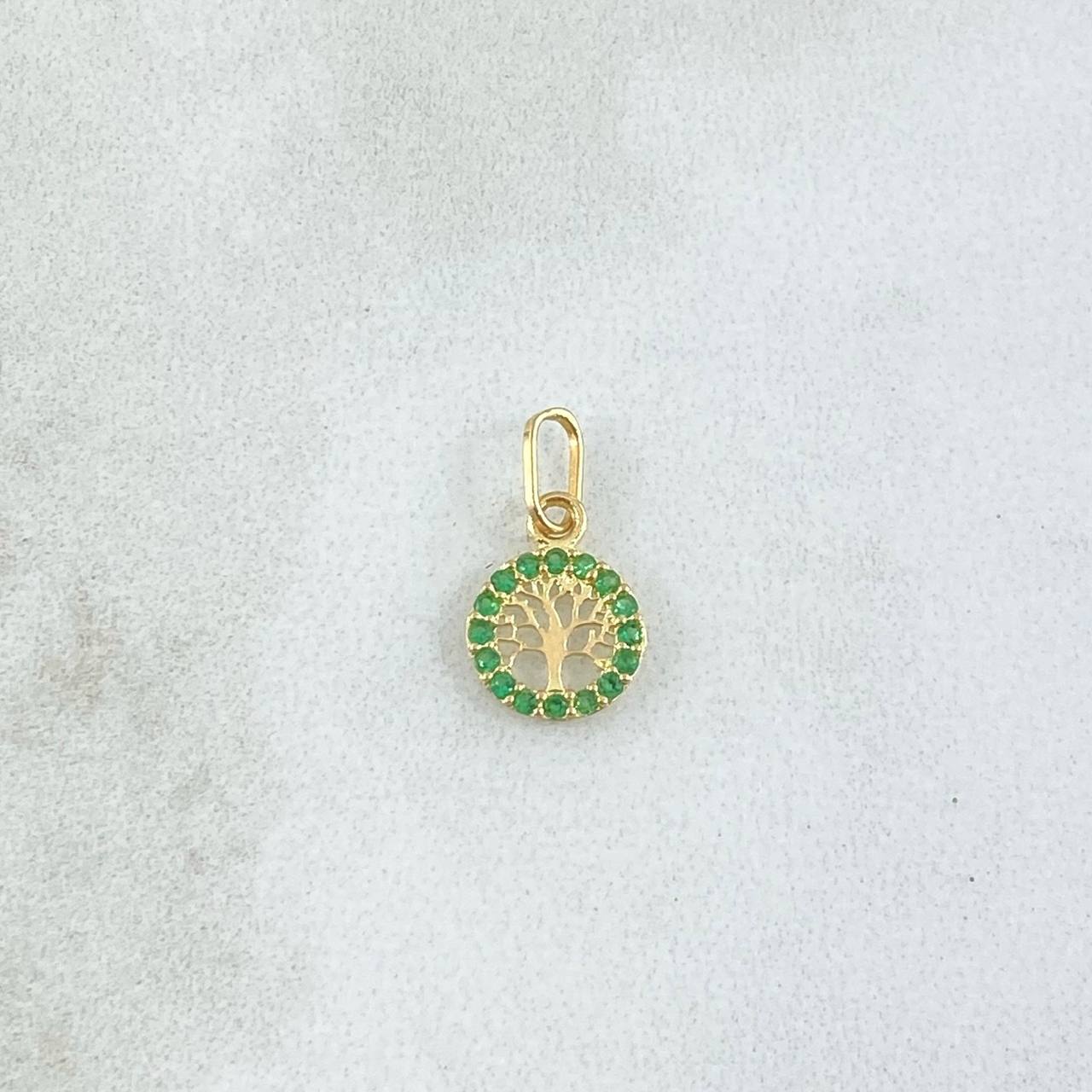 Dije Arbol De La Vida 0.3gr / 1/2 in / Oro Amarillo 18K
