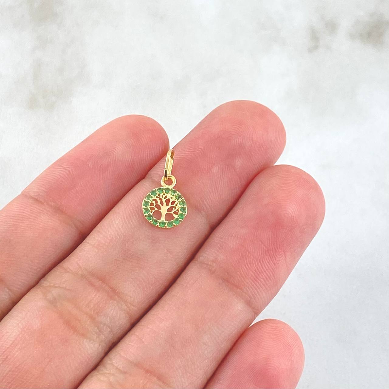 Pendant Tree of Life 0.3gr / 0.6in / 18K Gold