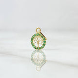 Dije Arbol De La Vida 0.3gr / 1/2 in / Oro Amarillo 18K