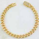 Cuban Links Bracelet Thick 13.05gr / 7 1/2 in / 18K Gold