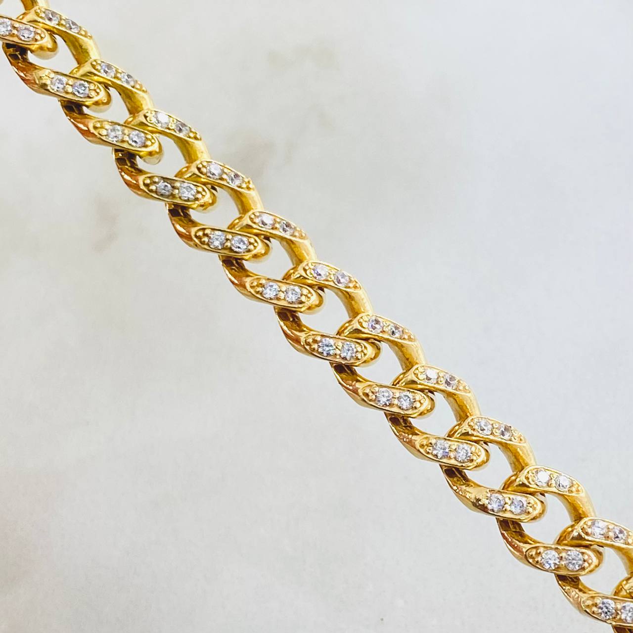 Cuban Links Bracelet Thick 13.05gr / 7 1/2 in / 18K Gold
