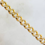 Cuban Links Bracelet Thick 13.05gr / 7 1/2 in / 18K Gold