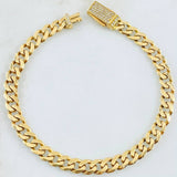 Cuban Links Bracelet 8.4gr / 7.8in / 18K Gold +0$