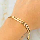 Cuban Links Bracelet 9.5gr / 7 3/4 in / 18K Gold ©