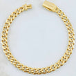 Cuban Links Bracelet 7.6gr / 7.8in / 18K Gold +0$