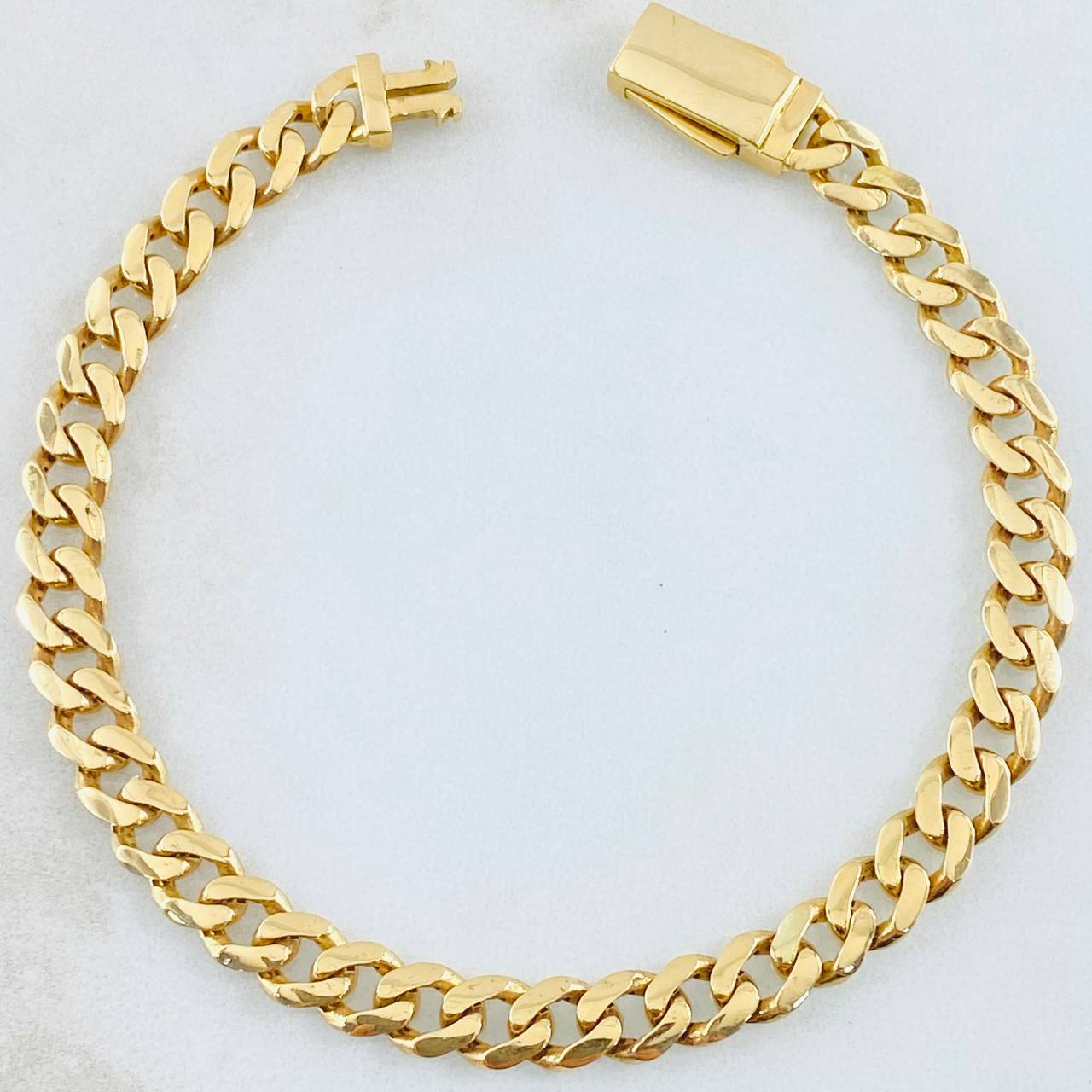 Cuban Links Bracelet 8.8gr / 7.8in / 18K Gold +0$