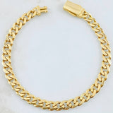 Cuban Links Bracelet 7.6gr / 7.8in / 18K Gold +0$