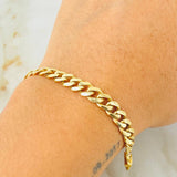Cuban Links Bracelet 7.6gr / 7.8in / 18K Gold +0$
