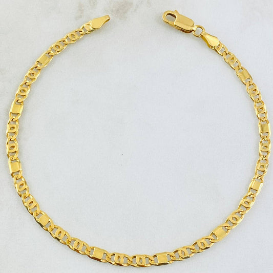 Flat Anchor Bracelet 6gr / 8 3/4 in / 18K Gold +3