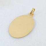 Dije Placa 1.9gr / 1 1/4 in / Oro Amarillo 18K
