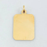 Dije Placa 2.1gr / 1 1/4 in / Oro Amarillo 18K