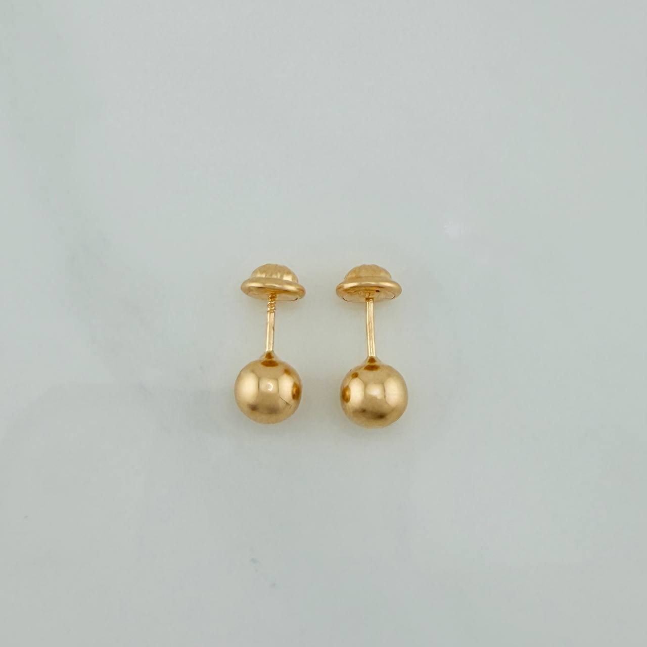 Topos Bola 0.7gr / 6mm Oro Amarillo 18K %