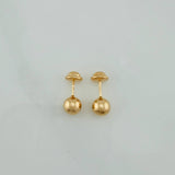 Topos Bola 0.7gr / 6mm Oro Amarillo 18K %