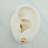 Topos Bola 0.7gr / 6mm Lisa Oro Amarillo 18K &