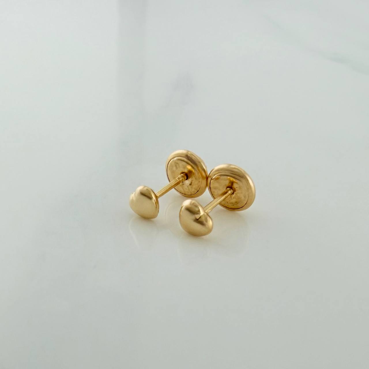 Topos Corazón 0.5gr / 4mm Oro Amarillo 18K %