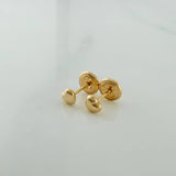 Topos Corazón 0.5gr / 4mm Oro Amarillo 18K %