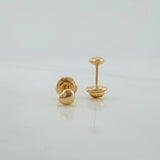 Topos Corazón 0.5gr / 4mm Oro Amarillo 18K %