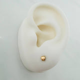 Topos Corazón 0.5gr / 4mm Oro Amarillo 18K %