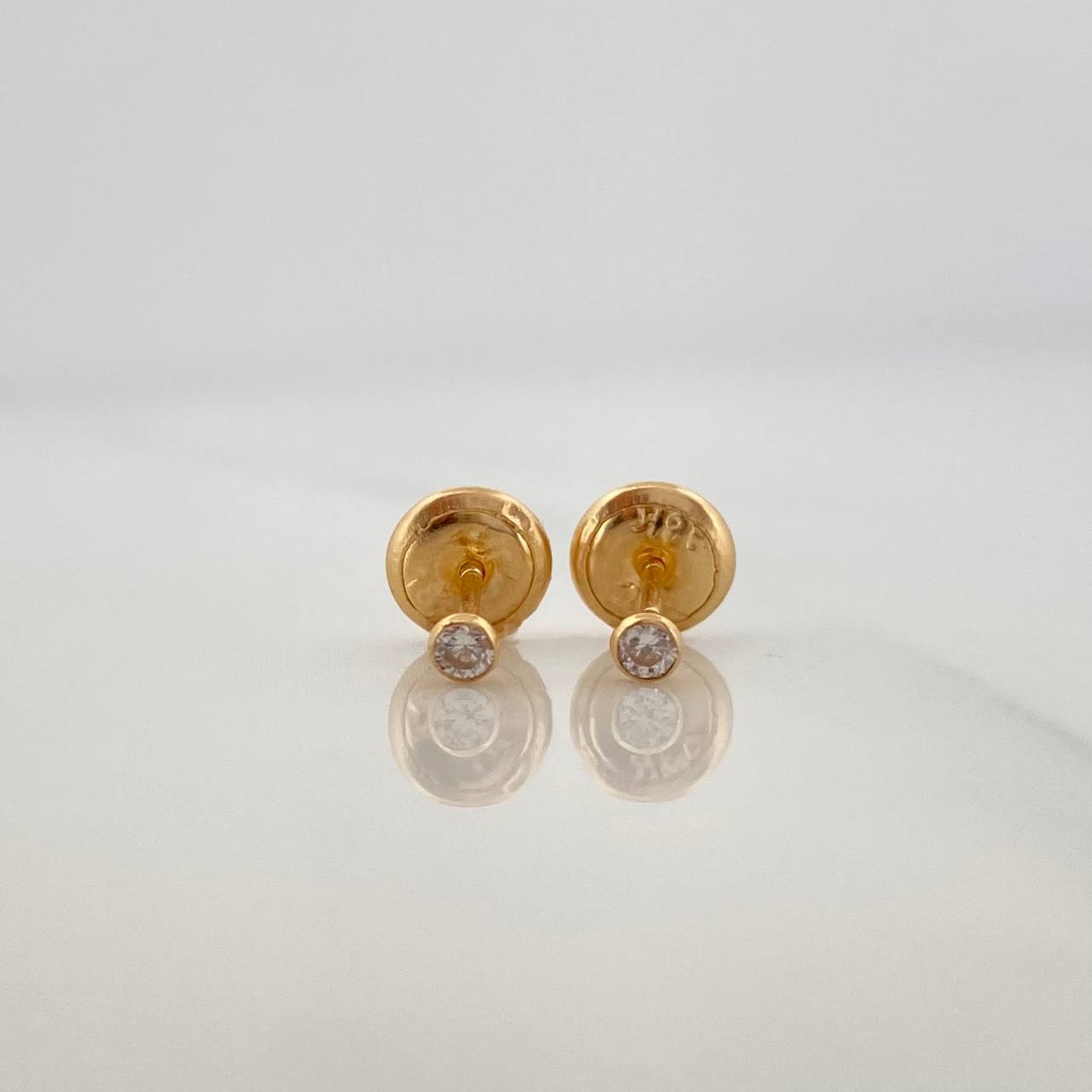 Topos Bisel 0.4gr / 2.3mm Oro Amarillo 18K %