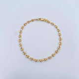 Tobillera GC 3.15gr / 25cm / 2.4mm Oro Amarillo 18K &