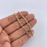 Tobillera GC 3.1gr / 24.9cm / 2.4mm Oro Amarillo 18K &