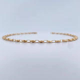 Tobillera GC 3.9gr / 27.2cm / 3.3mm Oro Amarillo 18K &