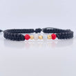 Black Rondelle Bracelet 0.15gr / 18K Gold &